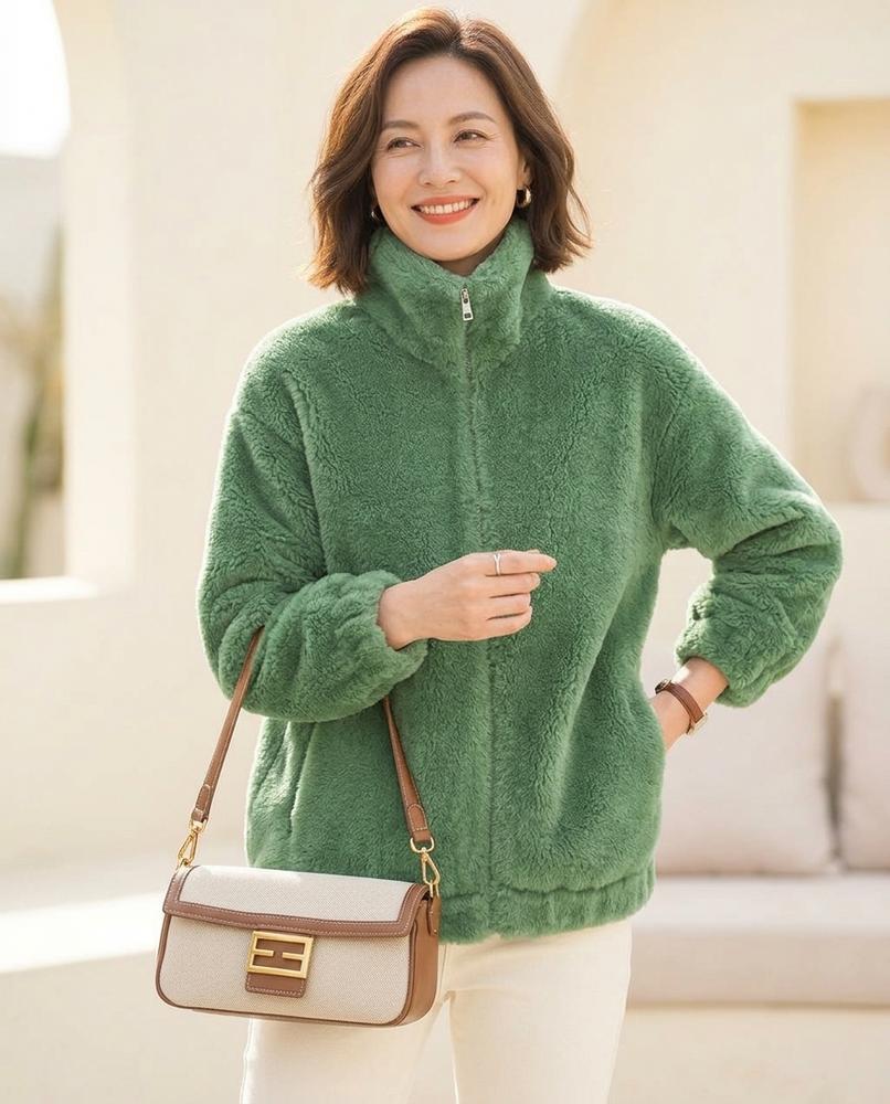 Ulla Fashion - Salan | Flauschige Fleece Jacke Damen