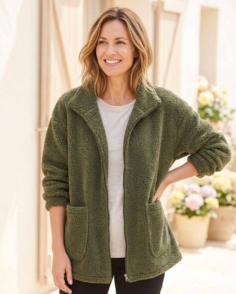 Ulla Fashion - Valor | Hochgeschlossene Strukturierte Jacke Damen