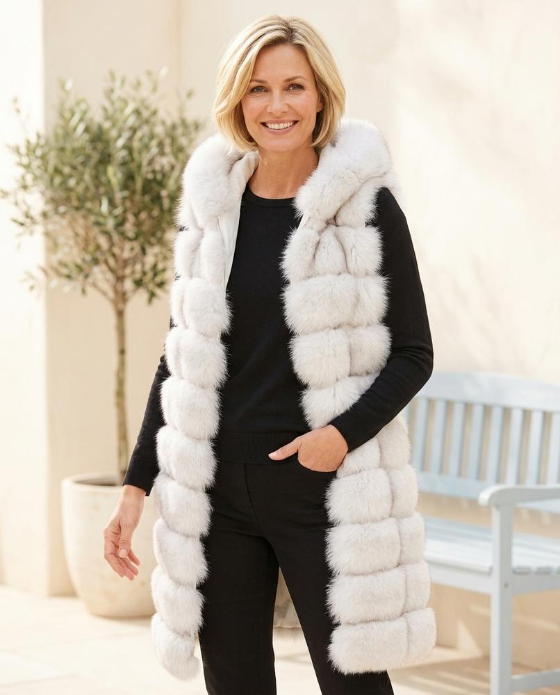 Ulla Fashion - Losin | Lang Gesteppt Weste Damen