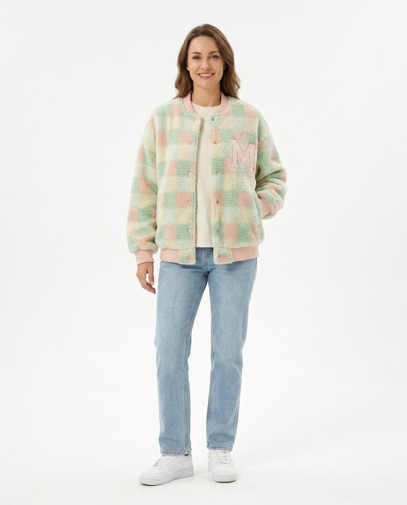 Ulla Fashion - Kasen | Kariert Strukturiert Jacke Unisex