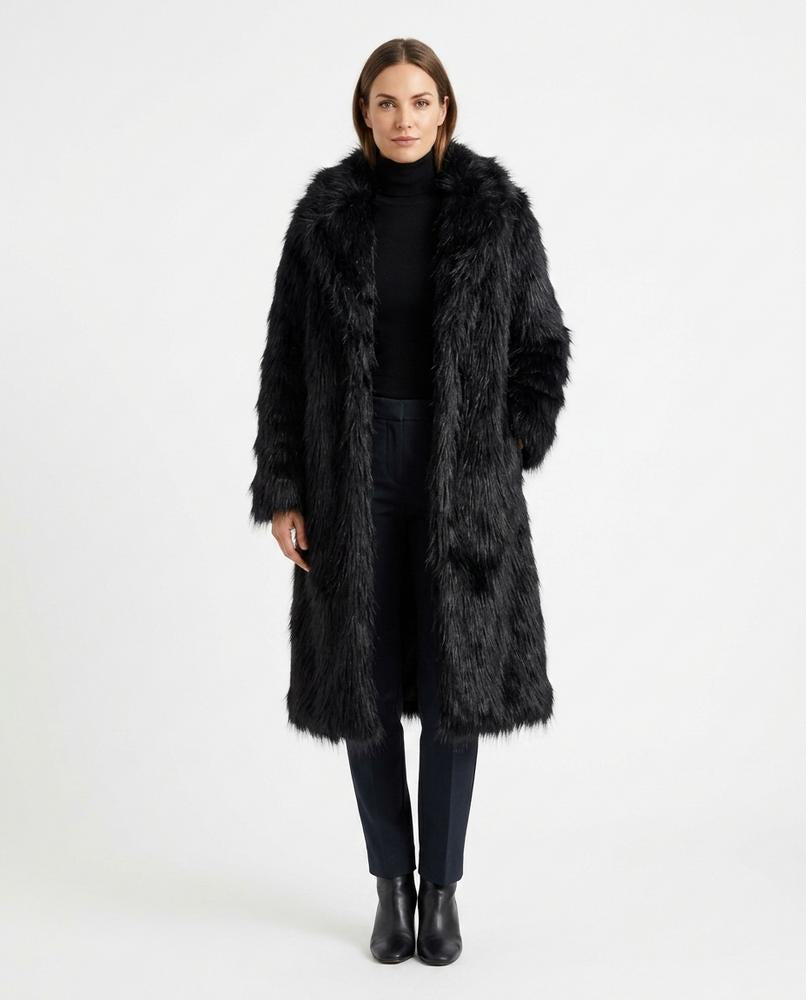 Ulla Fashion - Zaron | Langhaarig Verschlusslos Mantel Unisex