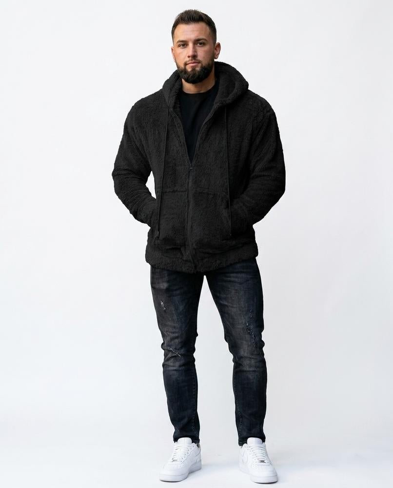 Ulla Fashion - Velin | Plüschige Langärmelige Jacke Herren