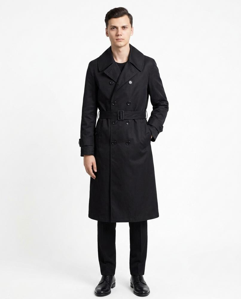 Ulla Fashion - Ranal | Doppelreihig Gegürtet Mantel Herren