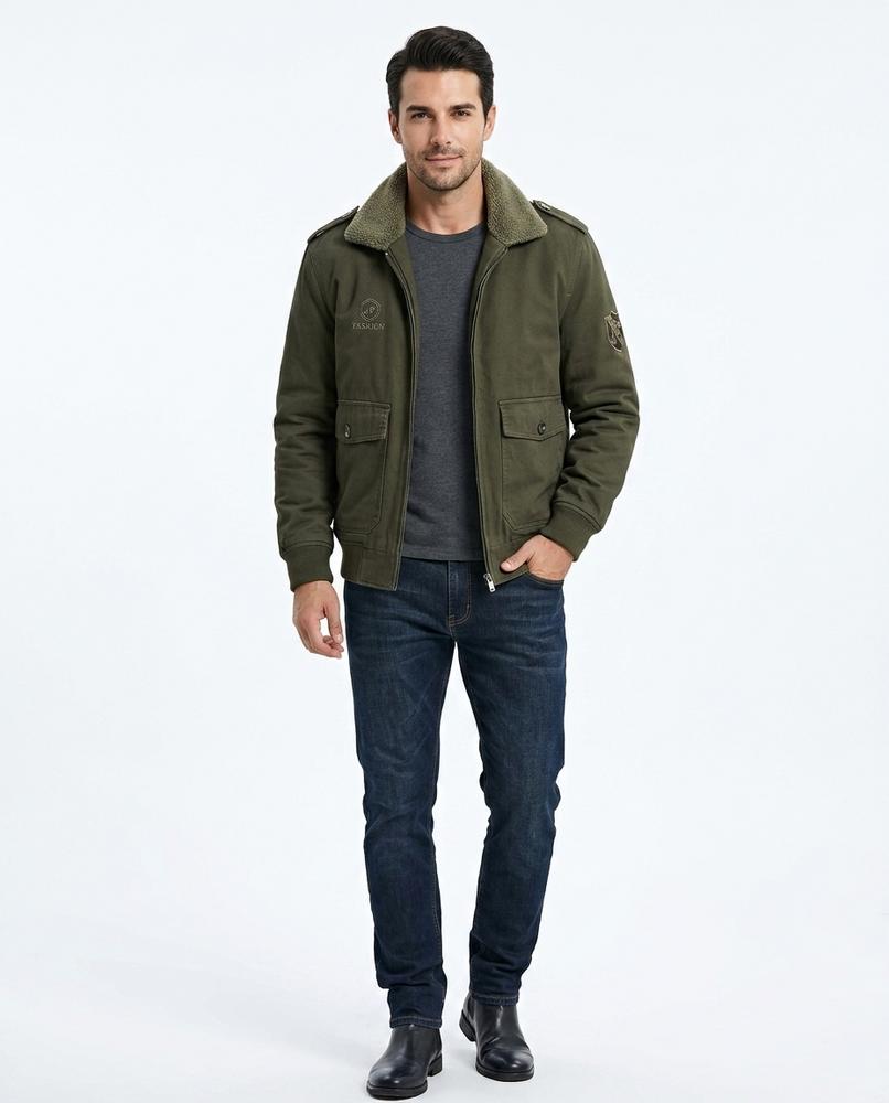 Ulla Fashion - Altir | Gefüttert Teddykragen Jacke Herren