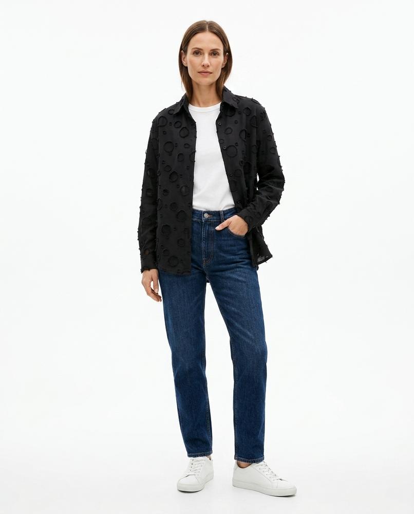 Ulla Fashion - Tirel | Perforiertes Strukturiertes Hemd Herren