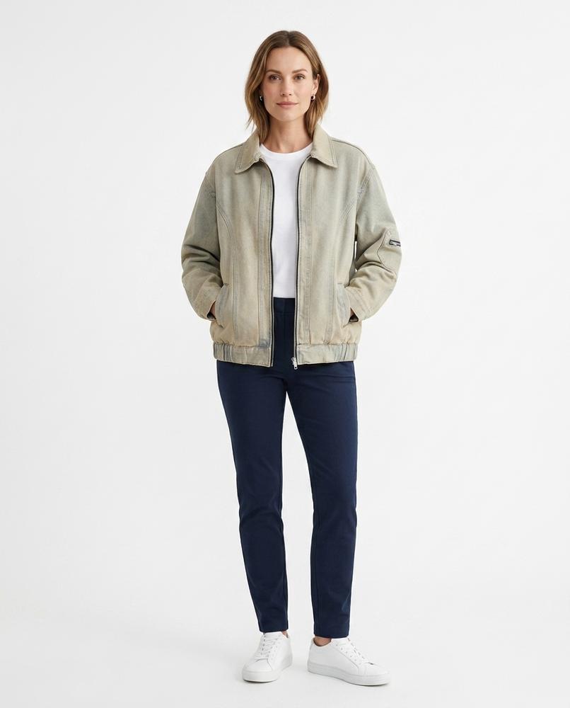 Ulla Fashion - Yehul | Verwaschen Weit Geschnitten Jacke Unisex