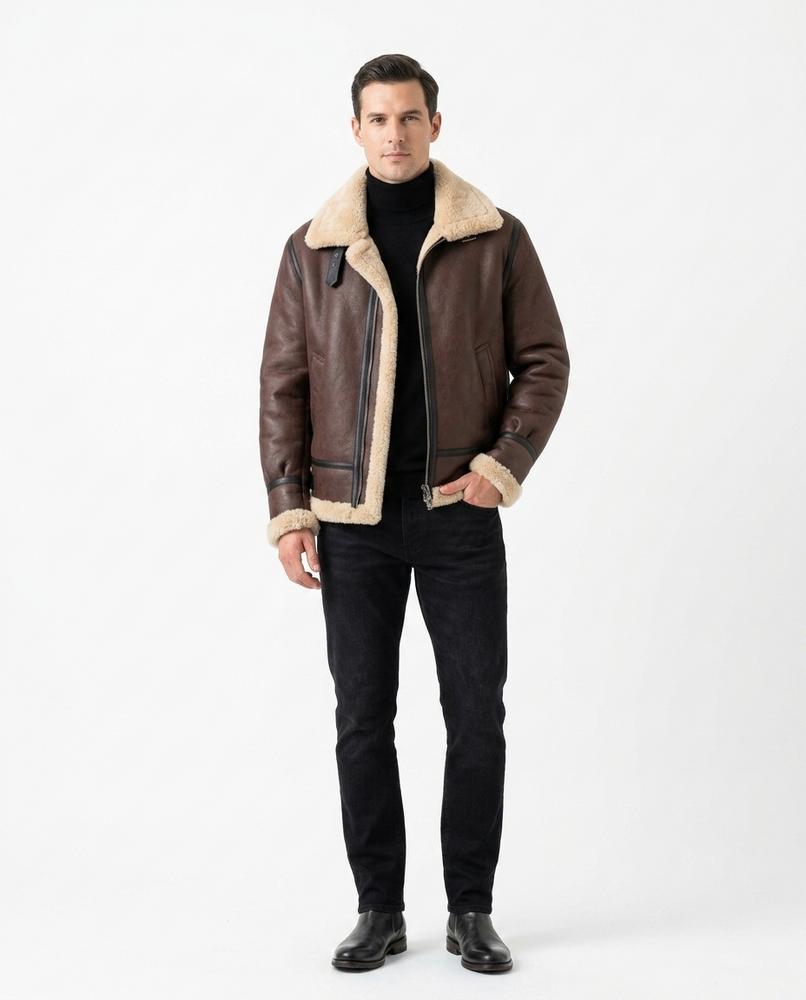 Ulla Fashion - Vipel | Gefütterte Asymmetrische Jacke Herren