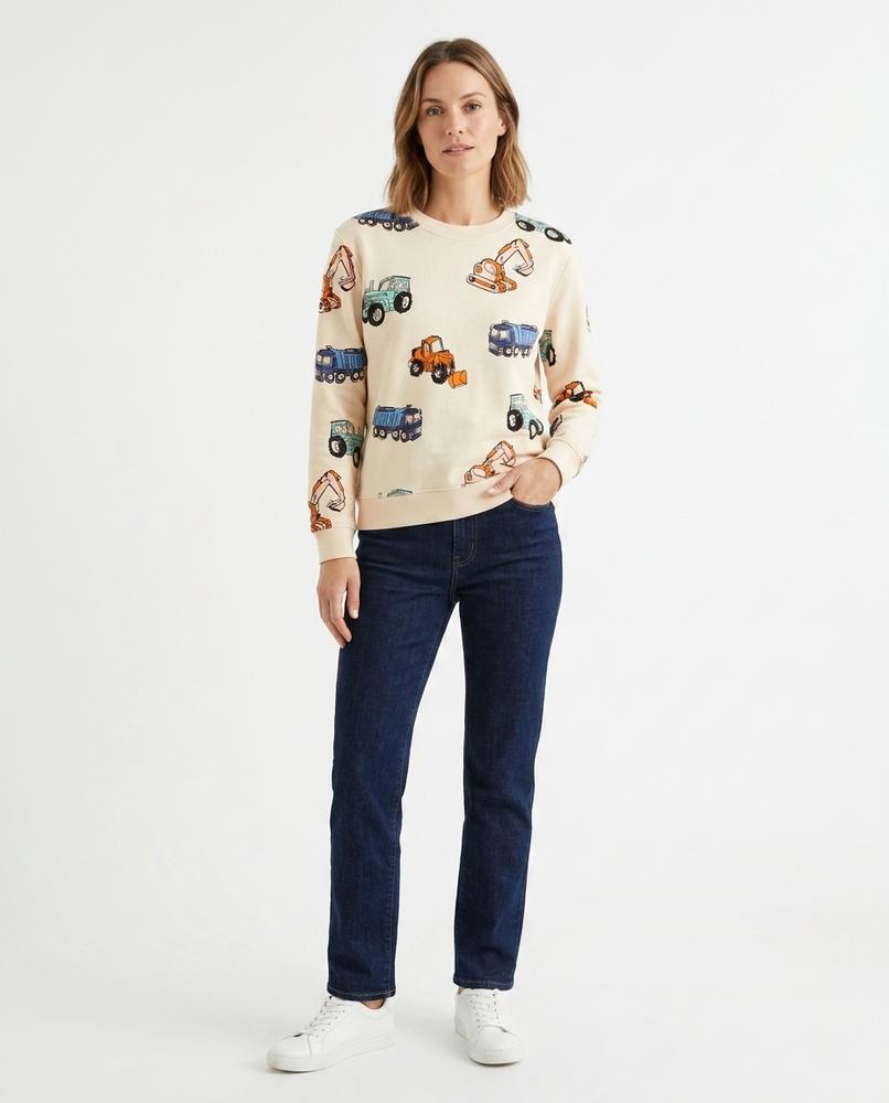 Ulla Fashion - Easim | Bedruckt Langärmlig Sweatshirt Unisex