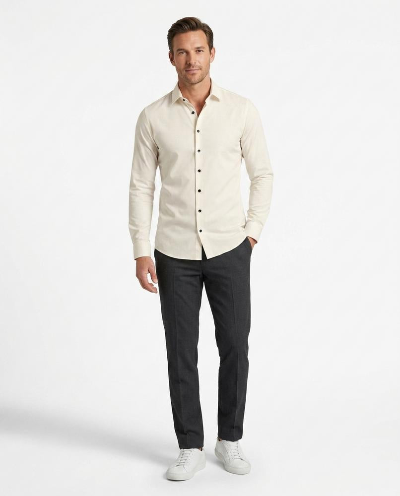 Ulla Fashion - Sekek | Tailliert Langärmlig Hemd Herren