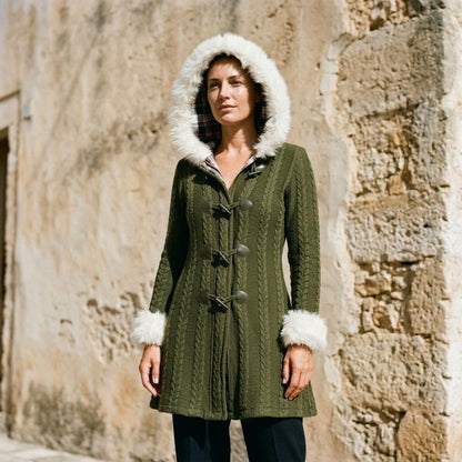 Ulla Fashion - Rator | Gefütterter Gestrickter Mantel