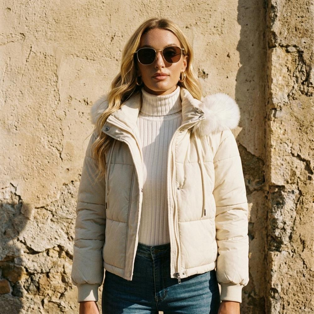 Ulla Fashion - Zevel | Gesteppte Gefütterte Jacke