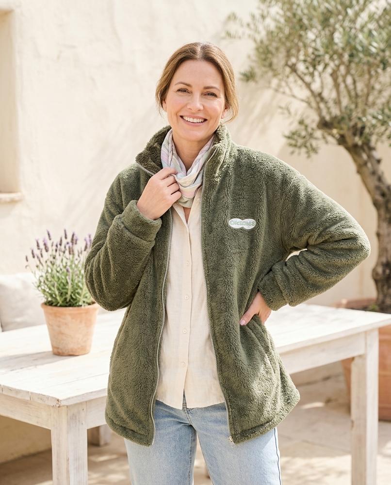 Ulla Fashion - Sasol | Gefütterte Plüschige Jacke Unisex