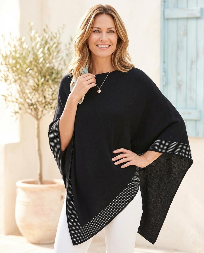 Ulla Fashion - Ralev | Besetzter Strick Pullover Damen