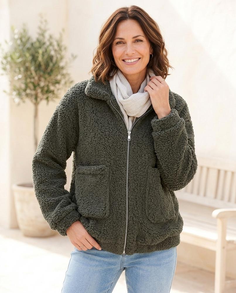 Ulla Fashion - Tiren | Gefütterte Teddyfleece Jacke Unisex