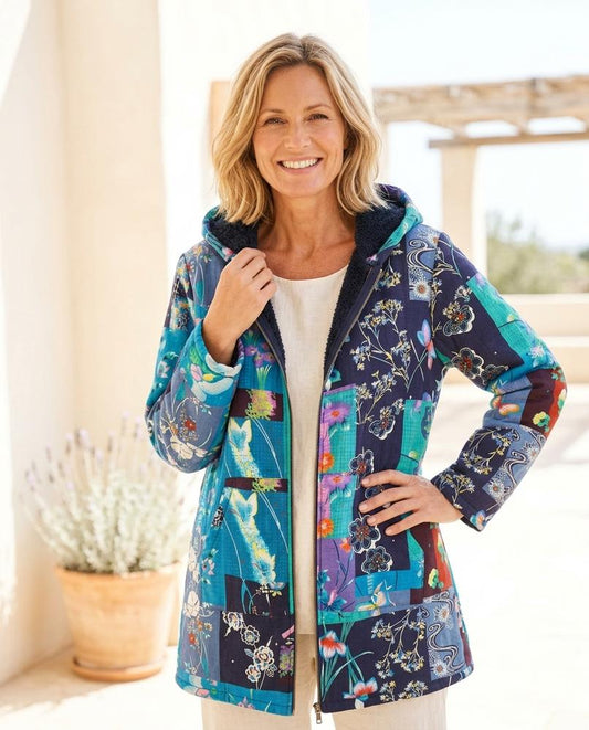 Ulla Fashion - Rosol | Gefüttert Gemustert Mantel Damen