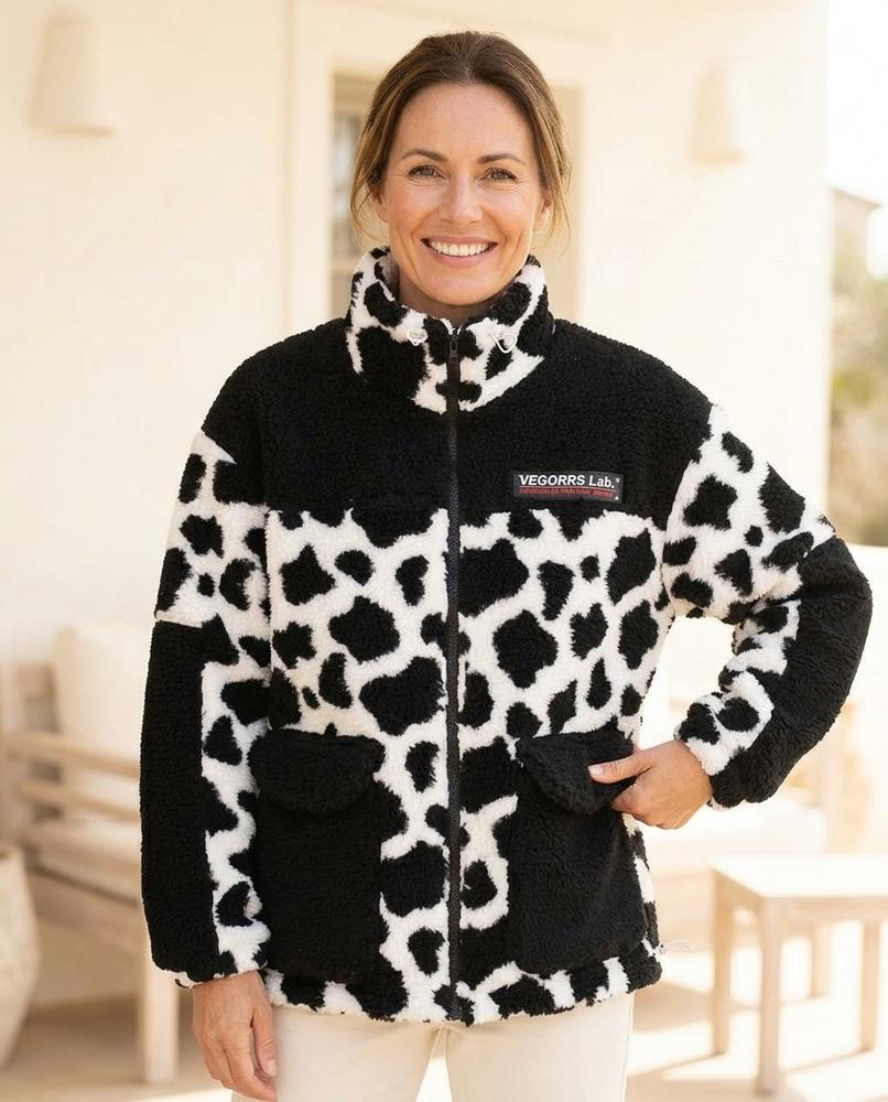 Ulla Fashion - Elsel | Gemusterte Strukturierte Jacke Unisex