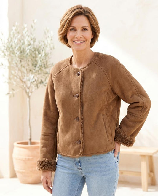 Ulla Fashion - Kalen | Gefüttert Kurzgeschnitten Jacke Damen