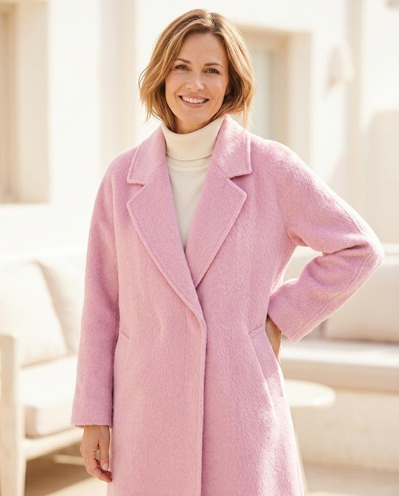 Ulla Fashion - Ritor | Zweireihiger Langärmliger Mantel Damen