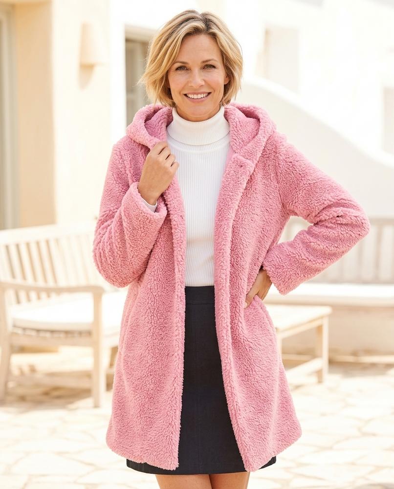 Ulla Fashion - Tamar | Strukturiert Geknöpft Mantel Damen