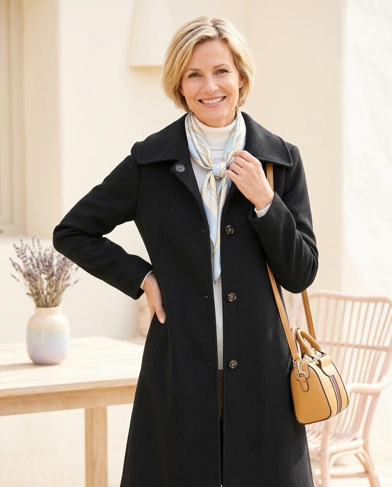 Ulla Fashion - Datal | Einreihig Tailliert Mantel Damen