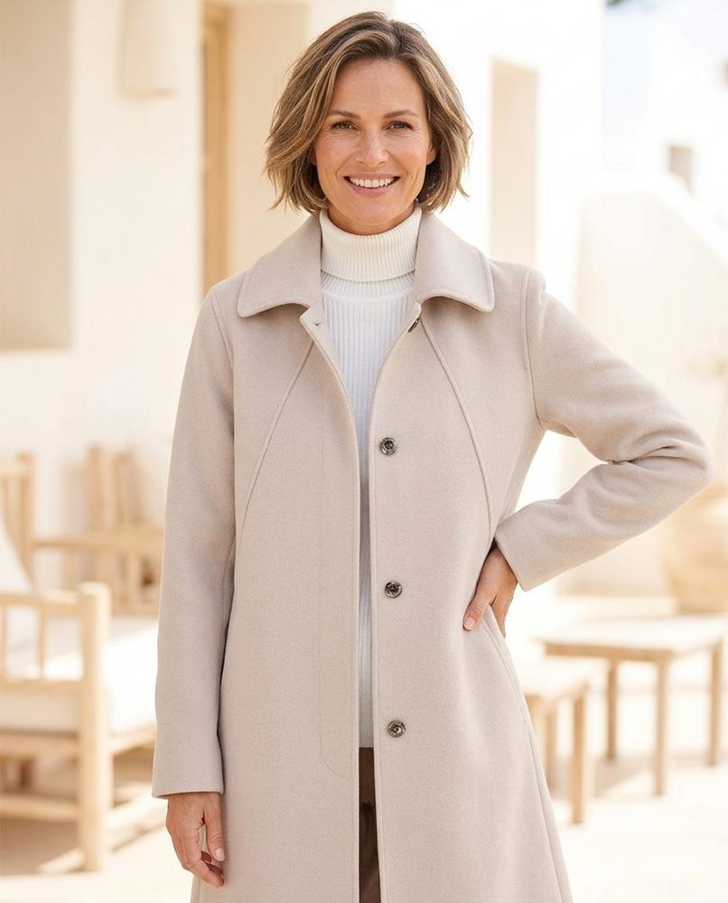 Ulla Fashion - Datal | Einreihig Tailliert Mantel Damen