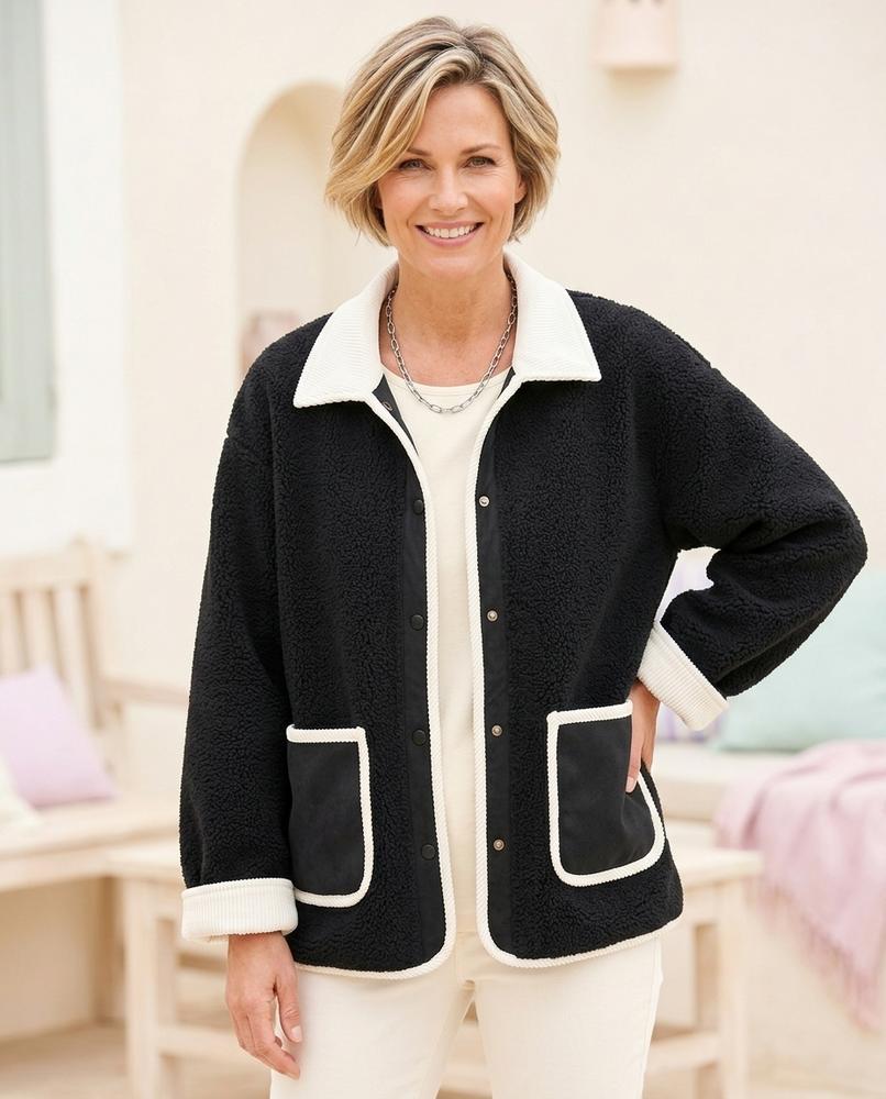 Ulla Fashion - Tisol | Strukturiert Kontrastierend Jacke Damen