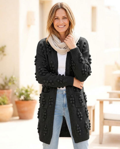 Ulla Fashion - Rilan | Strukturiert Verschlusslos Cardigan Damen