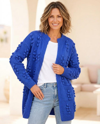 Ulla Fashion - Rilan | Strukturiert Verschlusslos Cardigan Damen
