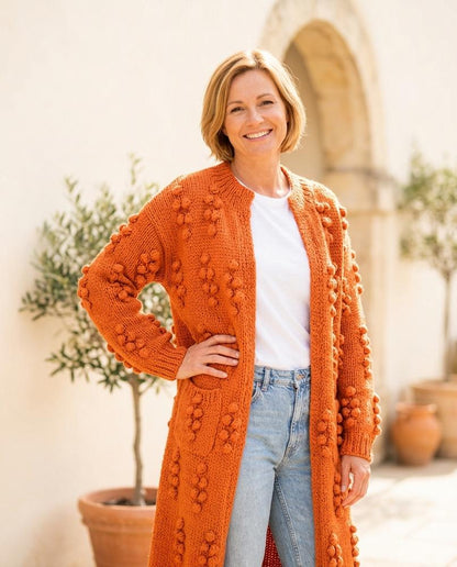 Ulla Fashion - Rilan | Strukturiert Verschlusslos Cardigan Damen
