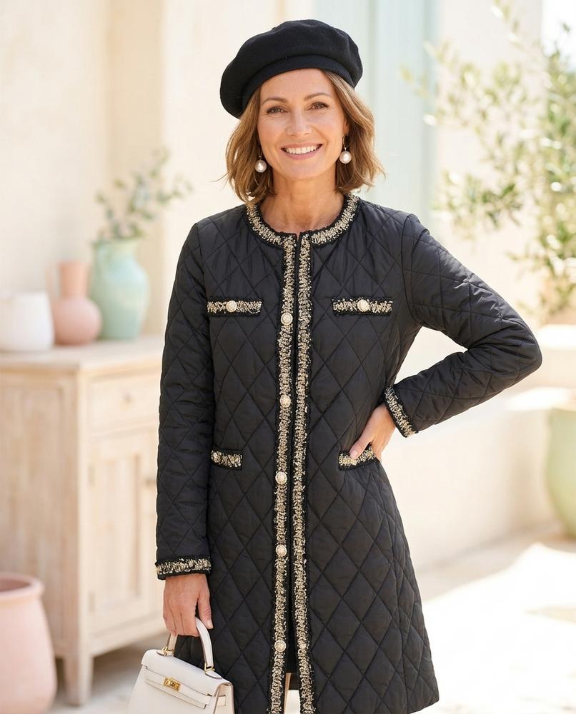 Ulla Fashion - Rovin | Gesteppt Wattiert Mantel Damen