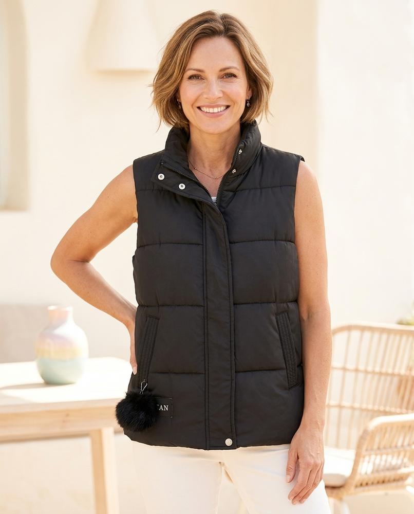 Ulla Fashion - Lelor | Gesteppt Wattiert Weste Damen
