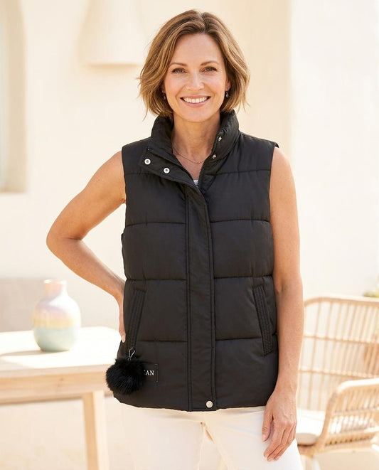 Ulla Fashion - Lelor | Gesteppt Wattiert Weste Damen