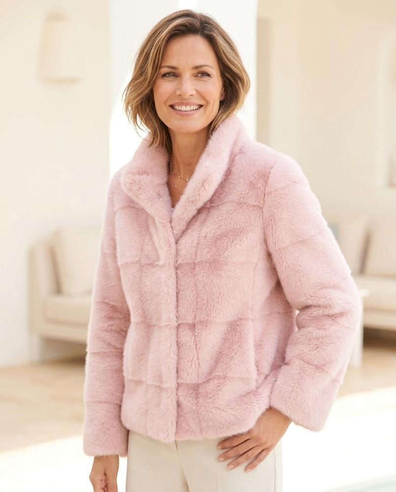 Ulla Fashion - Nisan | Glänzend Hochgeschlossen Jacke Damen