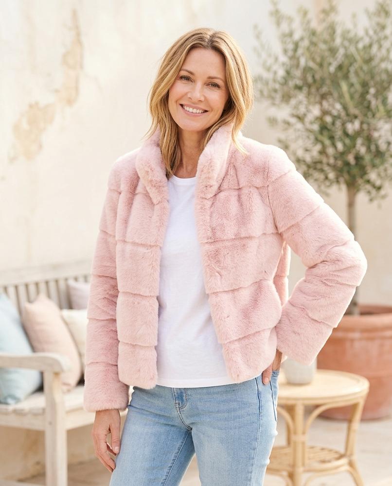 Ulla Fashion - Kelor | Glänzende Kurzgeschnittene Jacke Damen