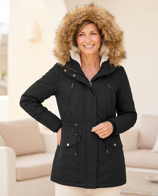 Ulla Fashion - Keral | Gefütterter Taillierter Mantel Damen