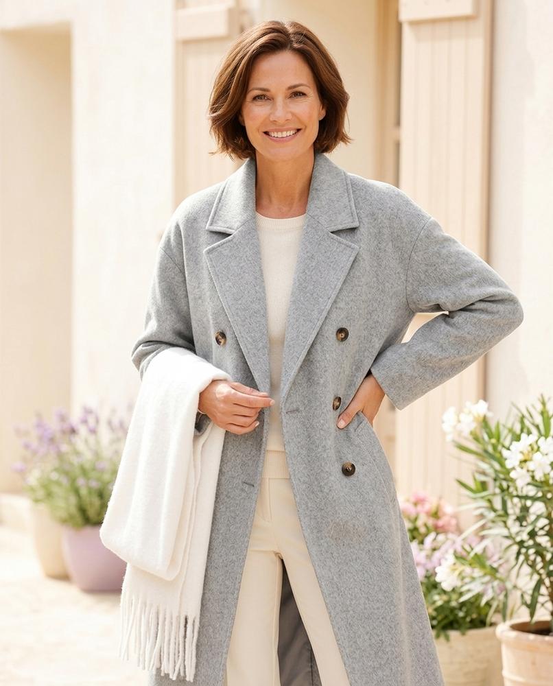 Ulla Fashion - Caken | Lang Wärmend Mantel Damen