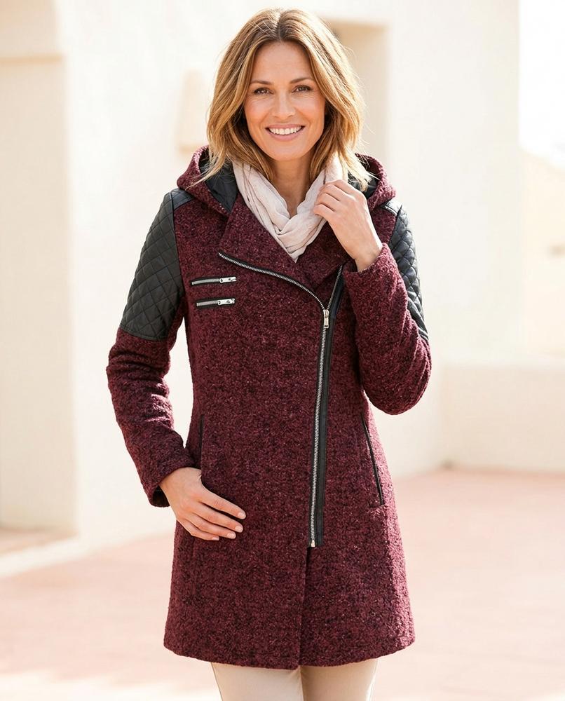 Ulla Fashion - Yomir | Asymmetrischer Taillierter Mantel Damen