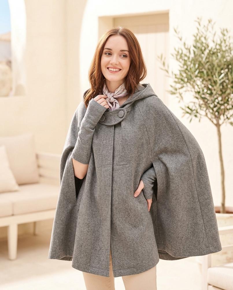 Ulla Fashion - Zasol | Langer Offener Mantel Damen