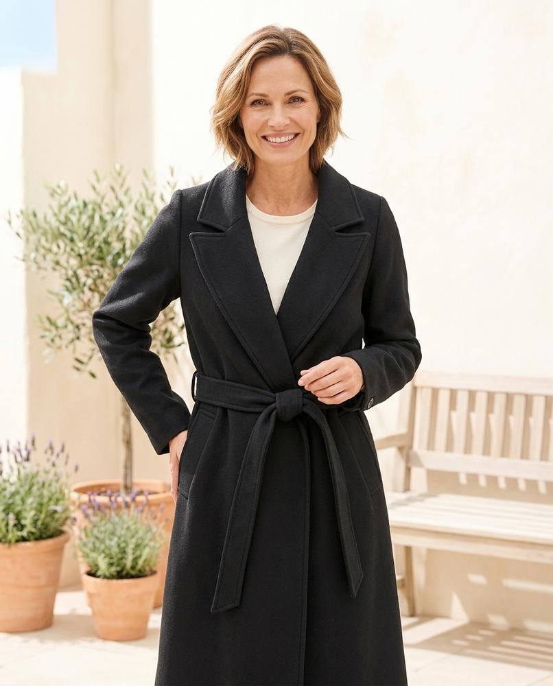 Ulla Fashion - Rivel | Gegürtet Gefüttert Mantel Damen