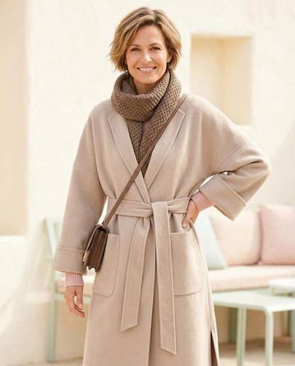 Ulla Fashion - Alram | Gebundener Woll Mantel Damen