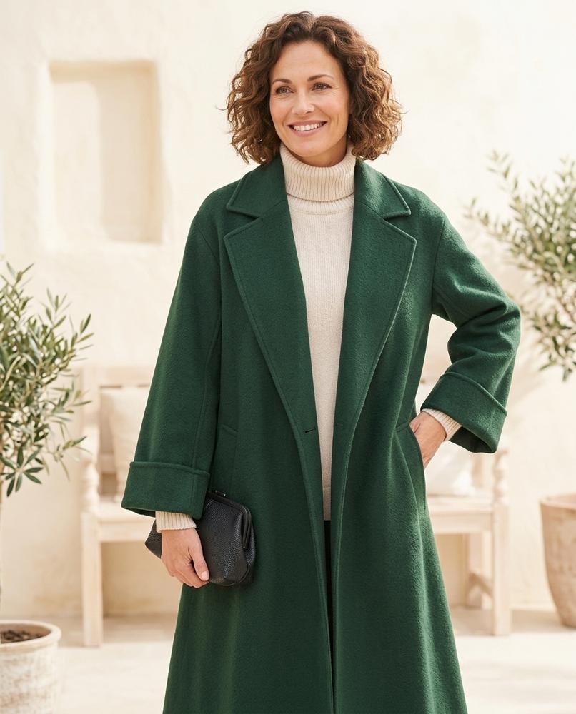 Ulla Fashion - Nolar | Lang Gebunden Mantel Damen