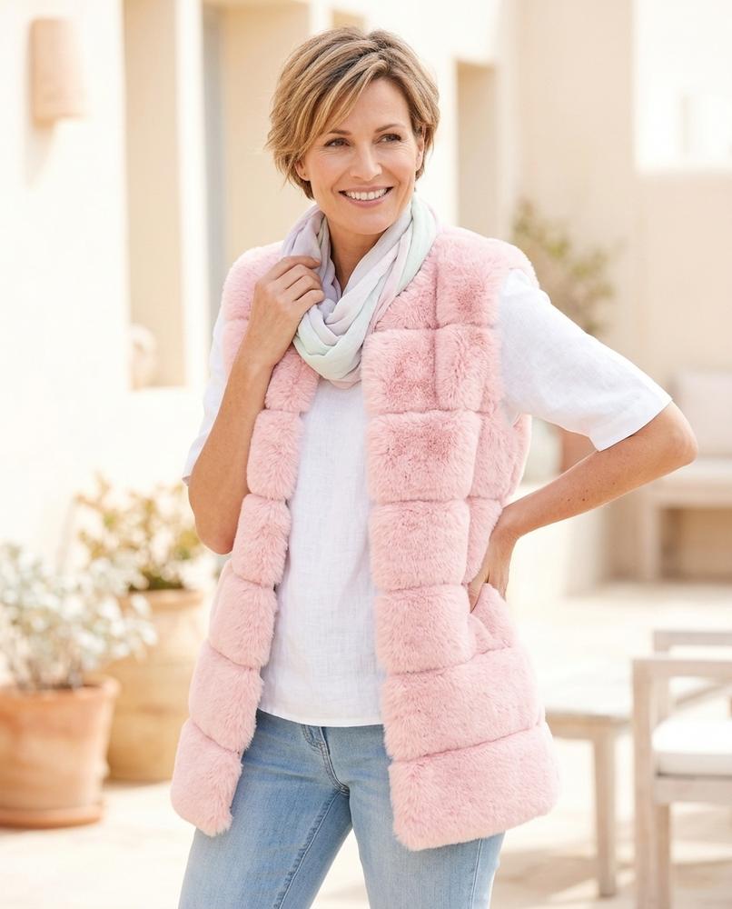 Ulla Fashion - Losin | Lang Gesteppt Weste Damen