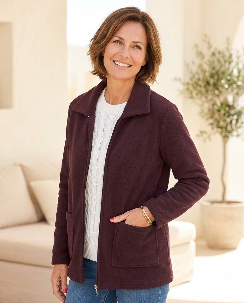 Ulla Fashion - Zarel | Gerade Geschnittene Weiche Jacke Damen