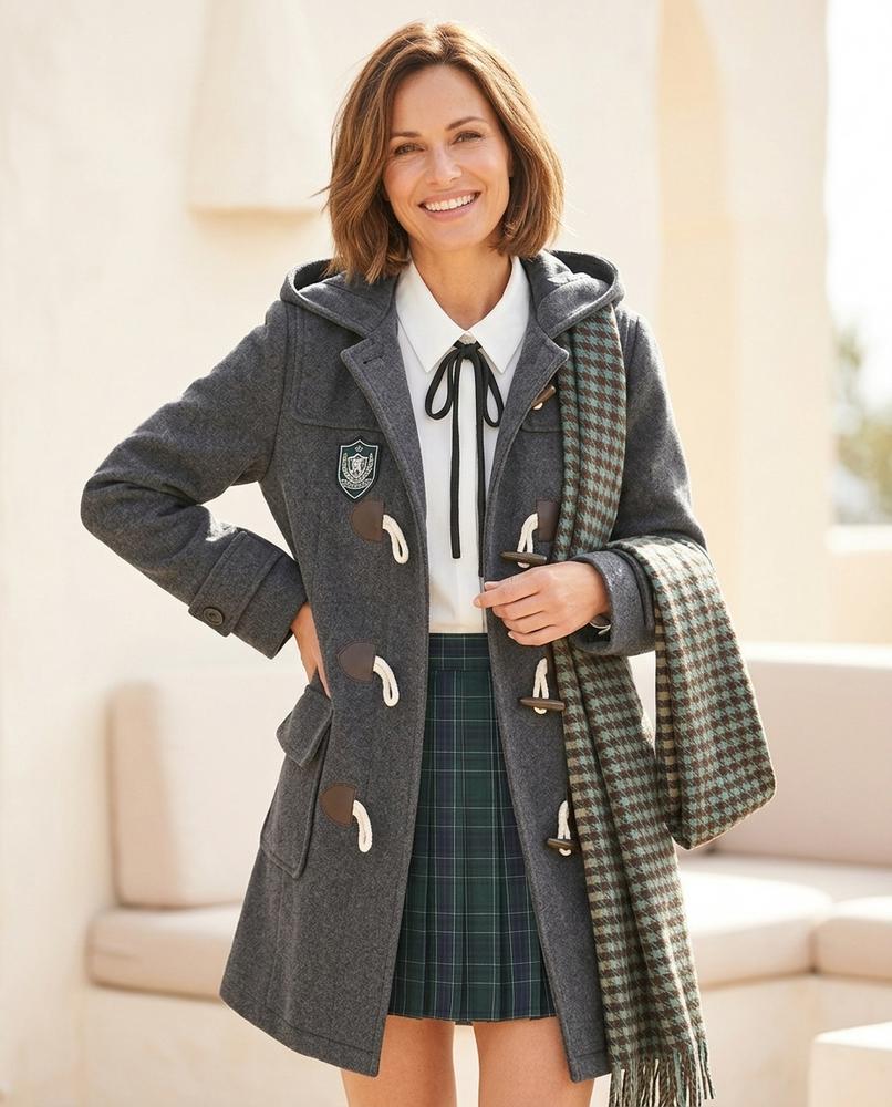 Ulla Fashion - Varal | Geknebelter Langärmliger Mantel Damen