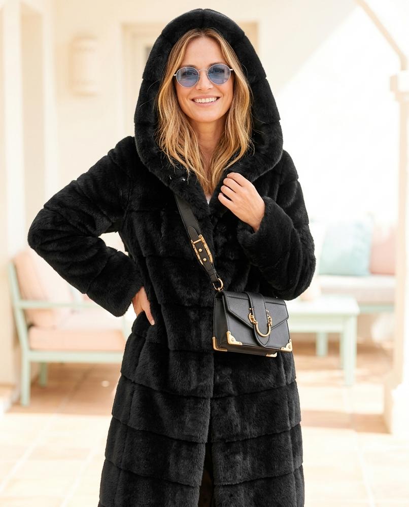 Ulla Fashion - Eltal | Lang Strukturierter Mantel Damen