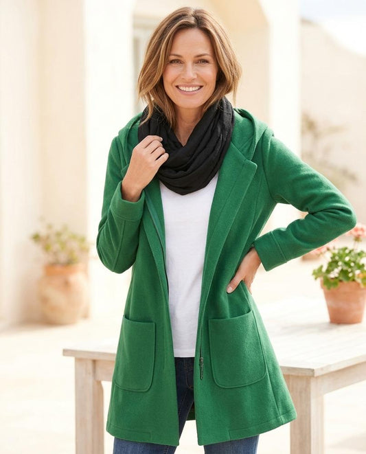 Ulla Fashion - Zarev | Ausgestellter Gefütterter Mantel Damen