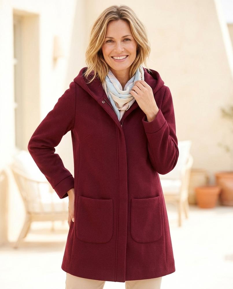 Ulla Fashion - Zarev | Ausgestellter Gefütterter Mantel Damen