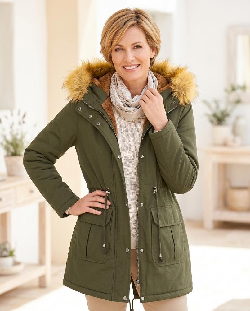 Ulla Fashion - Rolor | Gefütterter Taillierter Mantel Damen