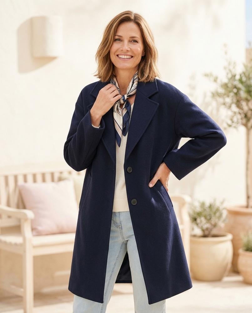 Ulla Fashion - Kalom | Gerade Gefütterter Mantel Unisex