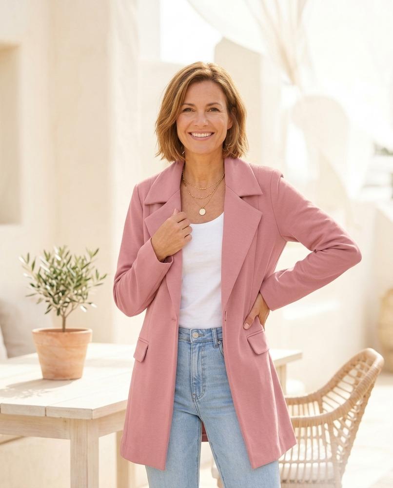 Ulla Fashion - Madar | Einreihiger Gerader Mantel Damen